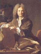 Hyacinthe Rigaud Portrait of Pierre Drevet oil